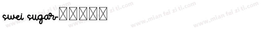 swei sugar字体转换